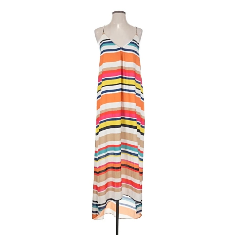 Alice & Olivia Striped Long Dress Size M
